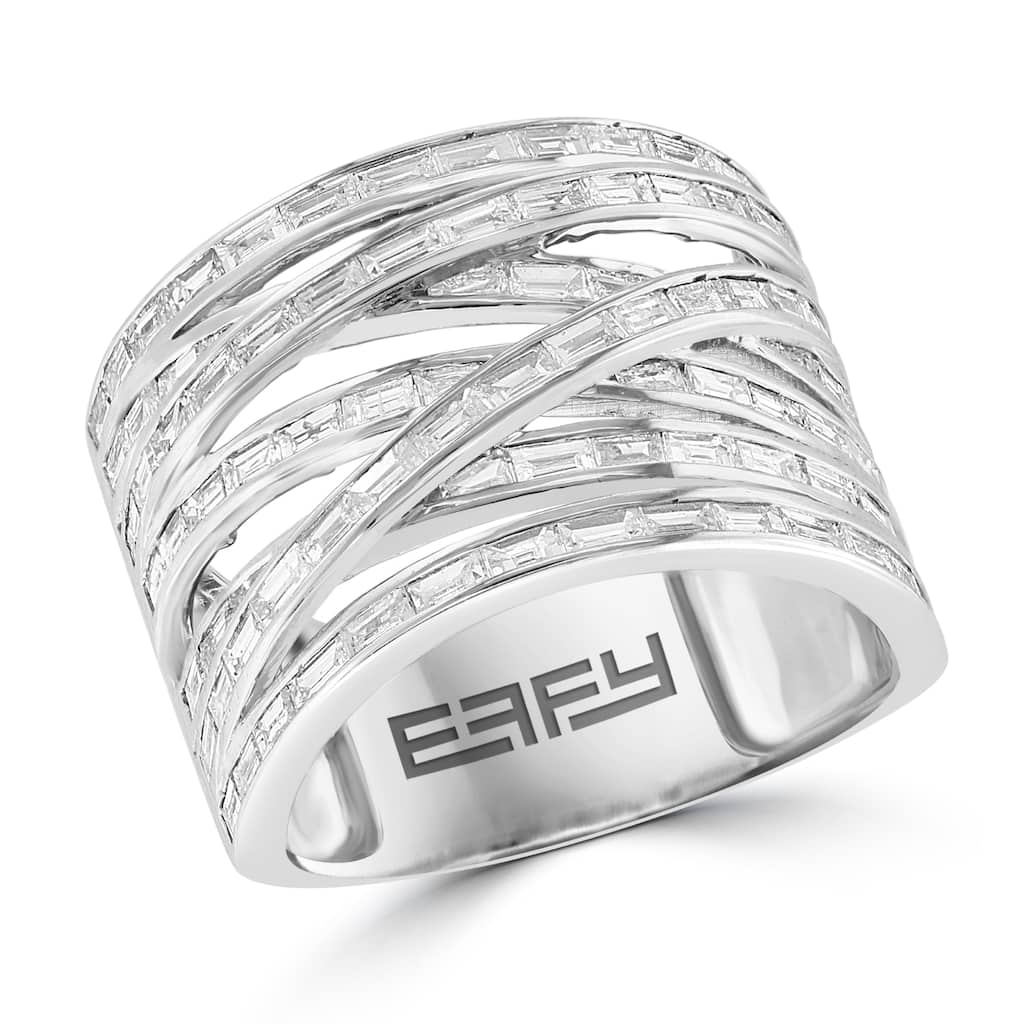 Effy Women's 14K White Gold Diamond Ring