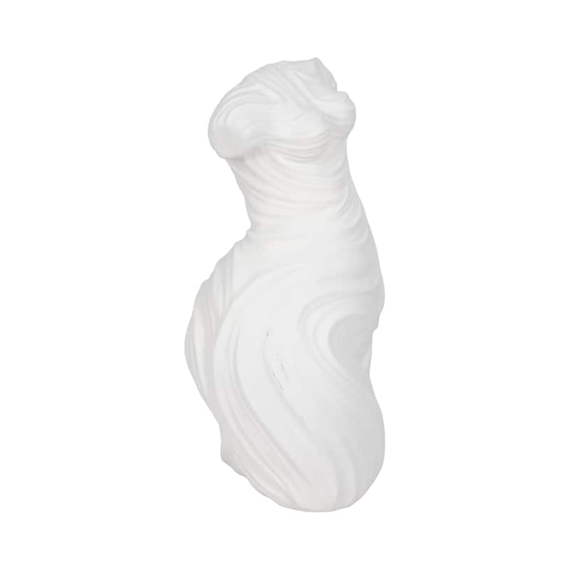 Abstract Female Torso Sculpture in Resin - Decorative Objects for Home Decor