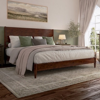 Pasadena Solid Wood Low Profile Platform Bed