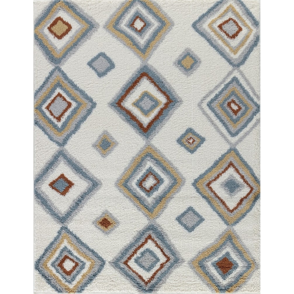 Loft Shag GC_CZY1006 Ivory Shaggy Area Rug
