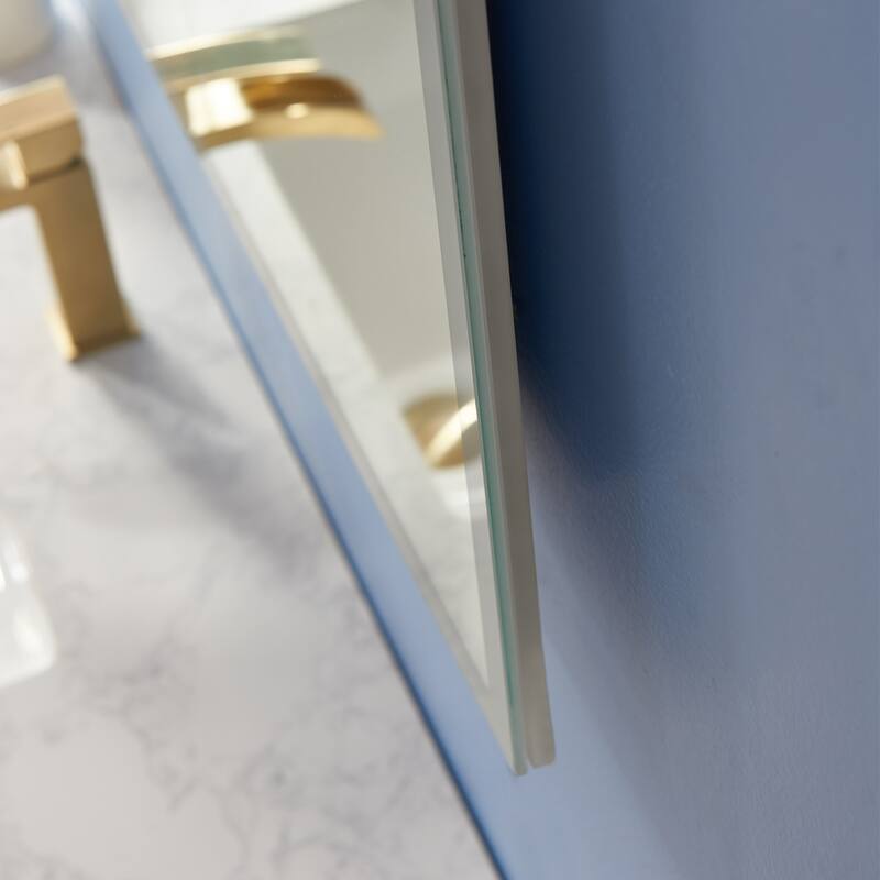 48'' Rectangle Illuminated Bathroom/Vanity Wall Mirror - Glass