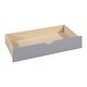 preview thumbnail 24 of 43, Bunk Bed with 2 Drawers & 3 Shelves, Castle Style Bedframe with Slide for Kids Boys/Girls/Teens Grey - Twin