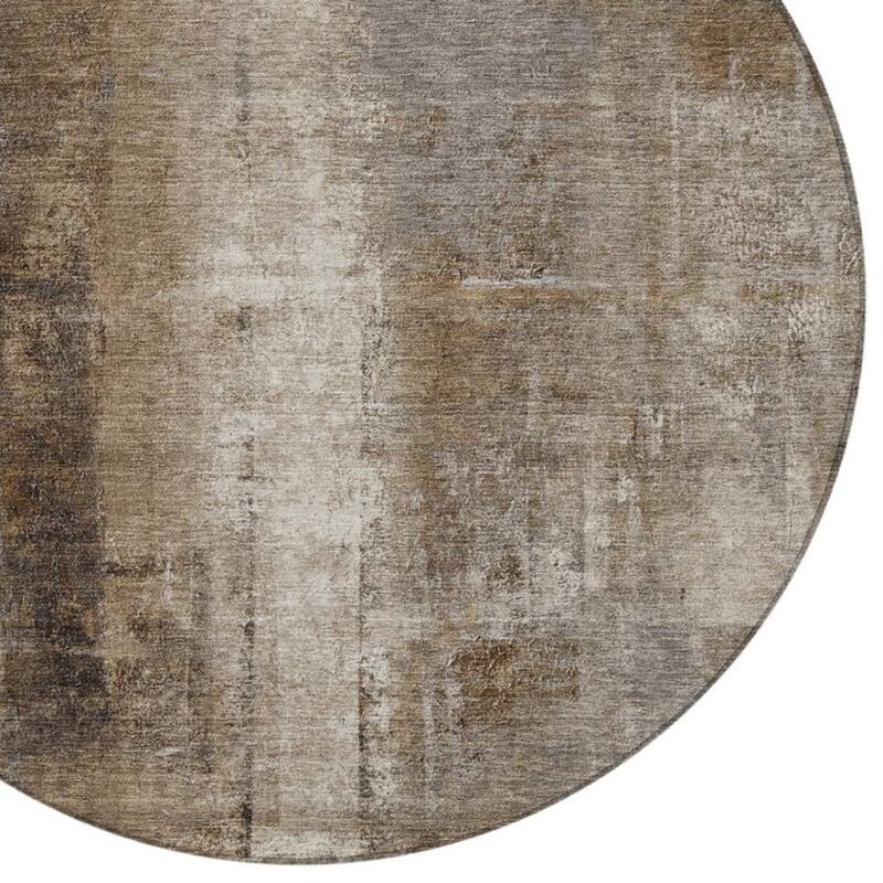 HomeRoots Abstract Transitional Rectangle Outdoor Rug