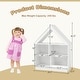preview thumbnail 3 of 8, Costway Wooden Kids Dollhouse Bookshelf with Open Shelves - See Details
