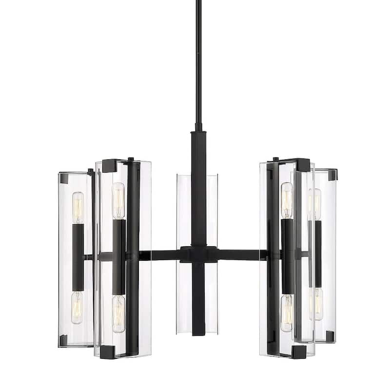 Savoy House Winfield 10 Light 25" Wide Chandelier - Matte Black