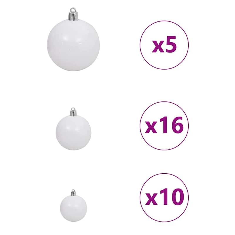 vidaXL Artificial Christmas Tree - 70.9" x 15.7