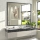 preview thumbnail 35 of 78, Extra Large Metal Frame Wall Mirror Black Tempered Glass for Bathroom