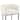 26 in. Counter Height Low Back Bar Stool with Metal Frame Modern Barrel Fabric Bar Stool for Kitchen Island