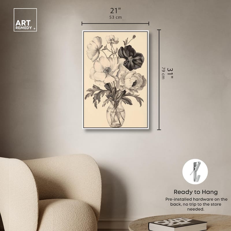 Herbarium's Hush II Canvas by Art Remedy