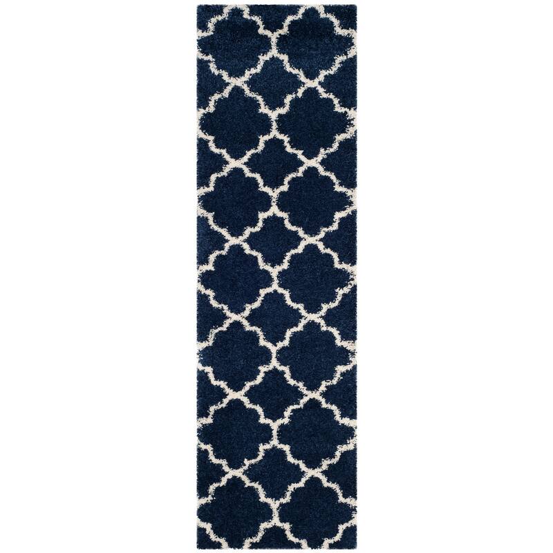 SAFAVIEH Hudson Shag Vitchka Glam Trellis 2-inch Area Rug