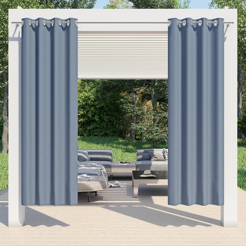 Corvus Gambia Sunbrella Outdoor Window Curtain (1 Panel)
