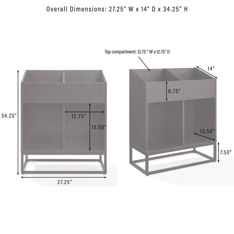 Crosley Enzo Medium Record Storage Stand