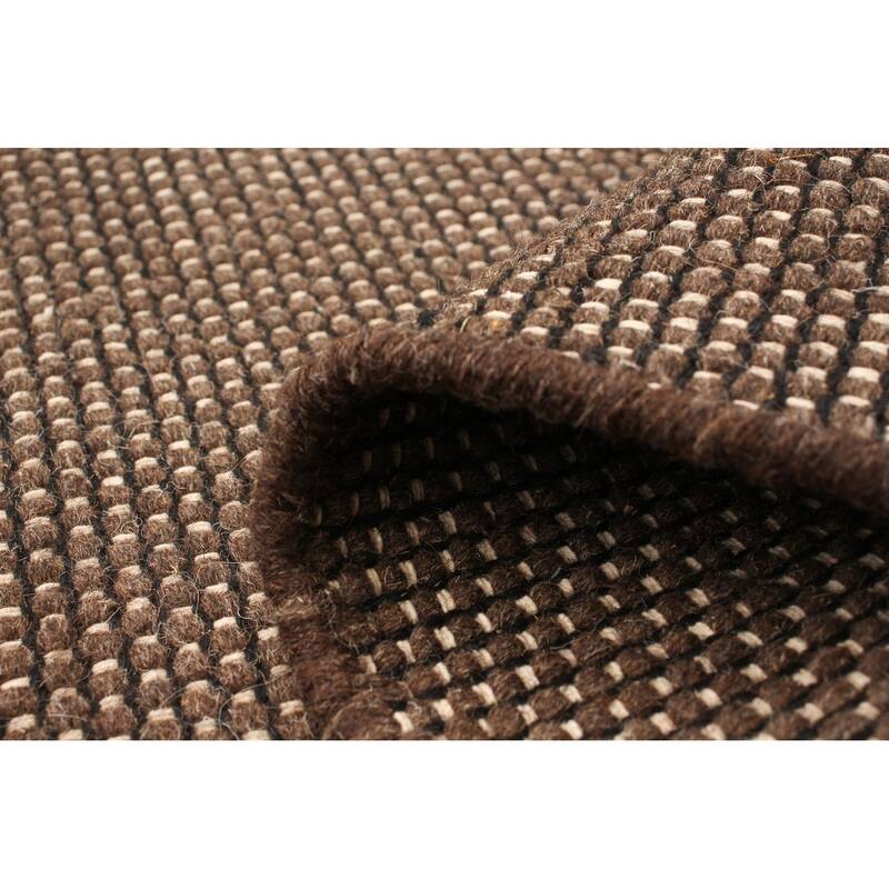 ECARPETGALLERY Hand Loomed Bungalow Wool Dhurrie