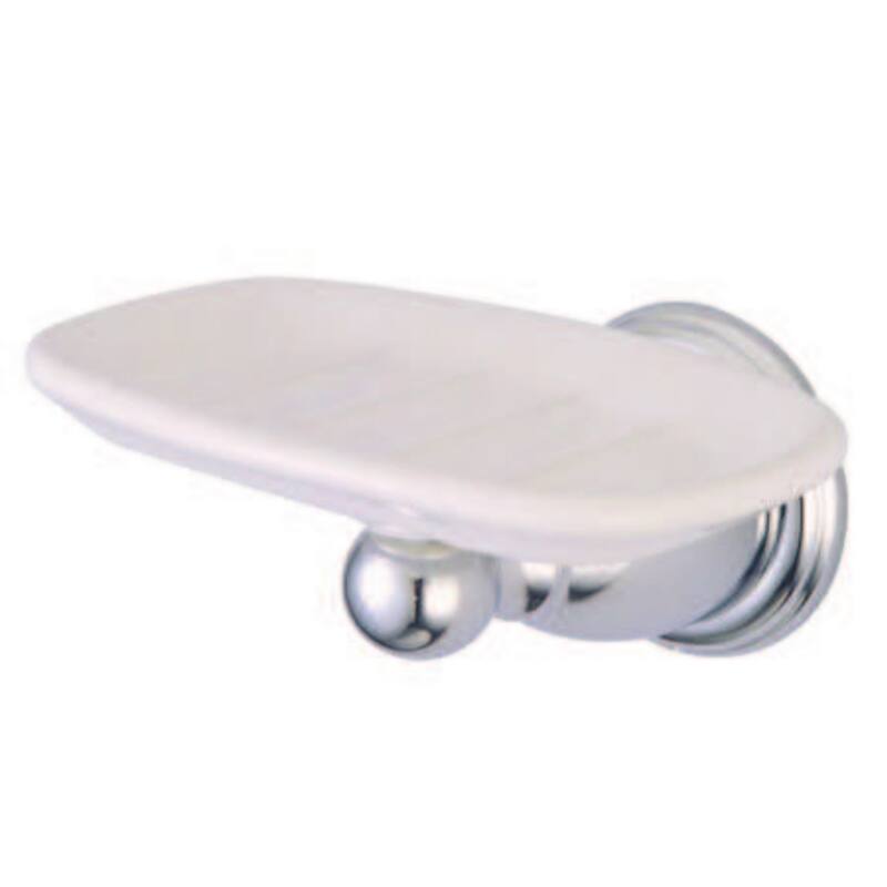 Kingston Brass Heritage Wall-Mount Soap Dish Holder - Polished Chrome