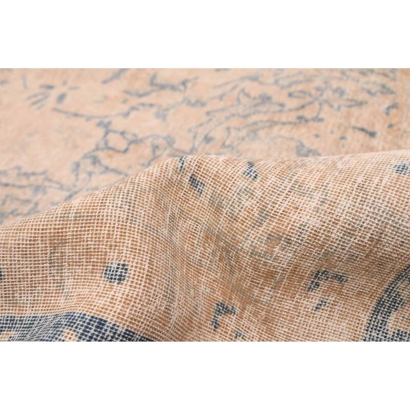 ECARPETGALLERY Hand-knotted Antalya Vintage Beige Wool Rug - 9'11 x 13'3