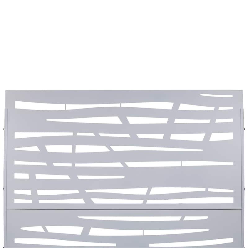 Outdoor & Indoor Privacy Screen Metal Privacy Screen 76" H×48" W
