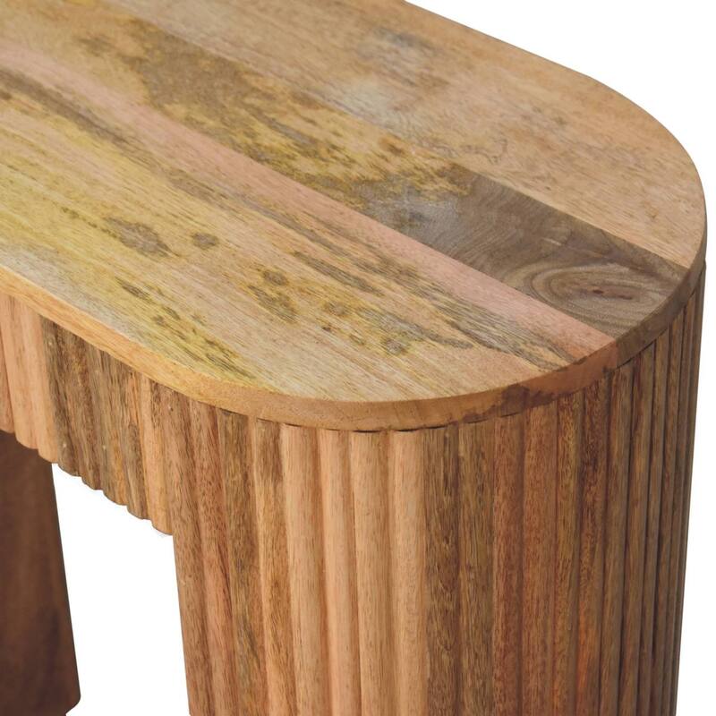 Artisan Furniture Solid Wood Soba Straight Console Table, 1 drawer