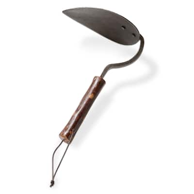 Brown Multi Iron Hand Hoe Decorative Sculpture Garden Accessory 11x4.5x7 Inches for Summer Decor