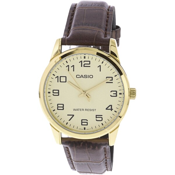 casio watches leather strap price