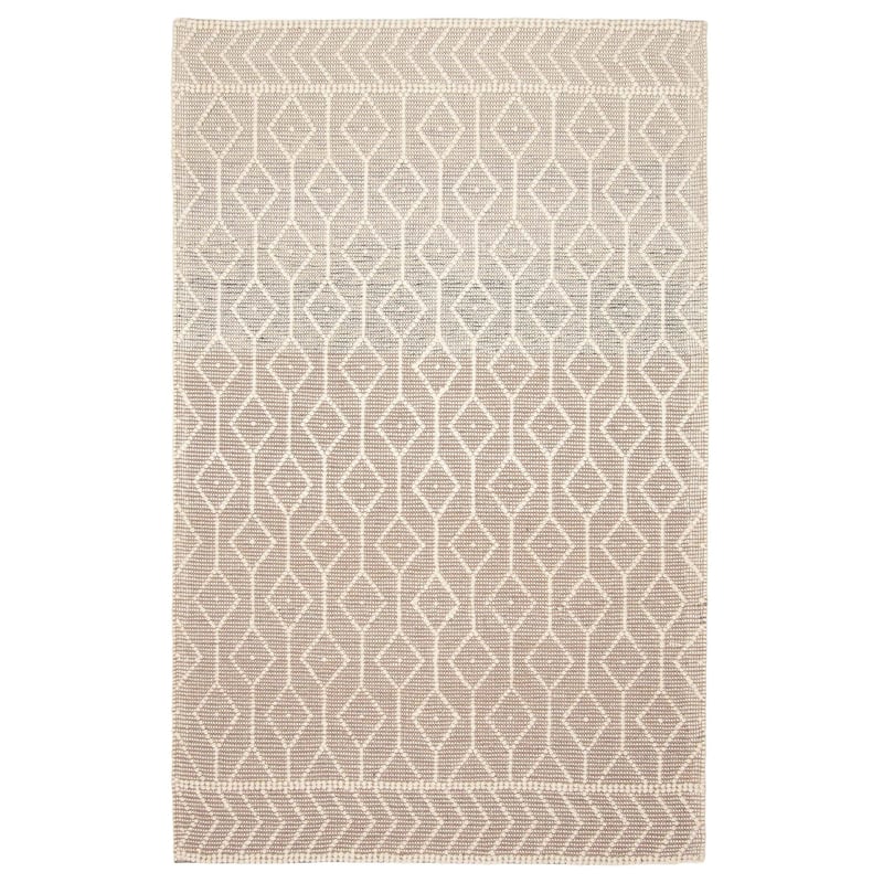 ECARPETGALLERY Braid weave Sienna Brown Wool Rug - 5'1 x 8'0 - Brown - 5'1 x 8'0
