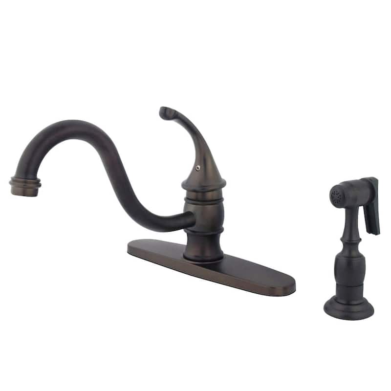 Kingston Brass Georgian 1.8 GPM Standard Kitchen Faucet - Includes