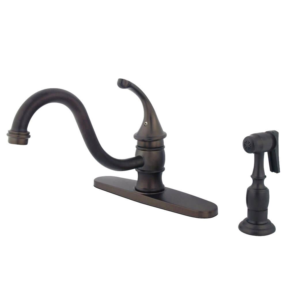 Kingston Brass Georgian 1.8 GPM Standard Kitchen Faucet - Includes