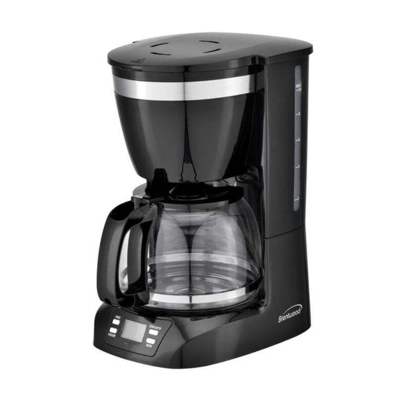 Brentwood Appliances TS-219BK 10-Cup Digital Coffee Maker (Black) - Black