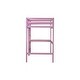 preview thumbnail 14 of 16, Kids and Baby Twin High Loft Bed with Safety Guardrail,Built-in desk,Ladder
