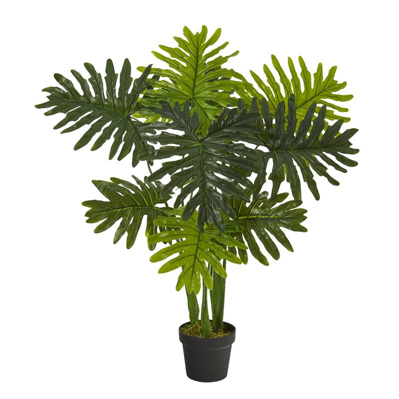 Artificial Dracaena Plant 56 Inch Real Touch Indoor Floor Plant - Green - 40