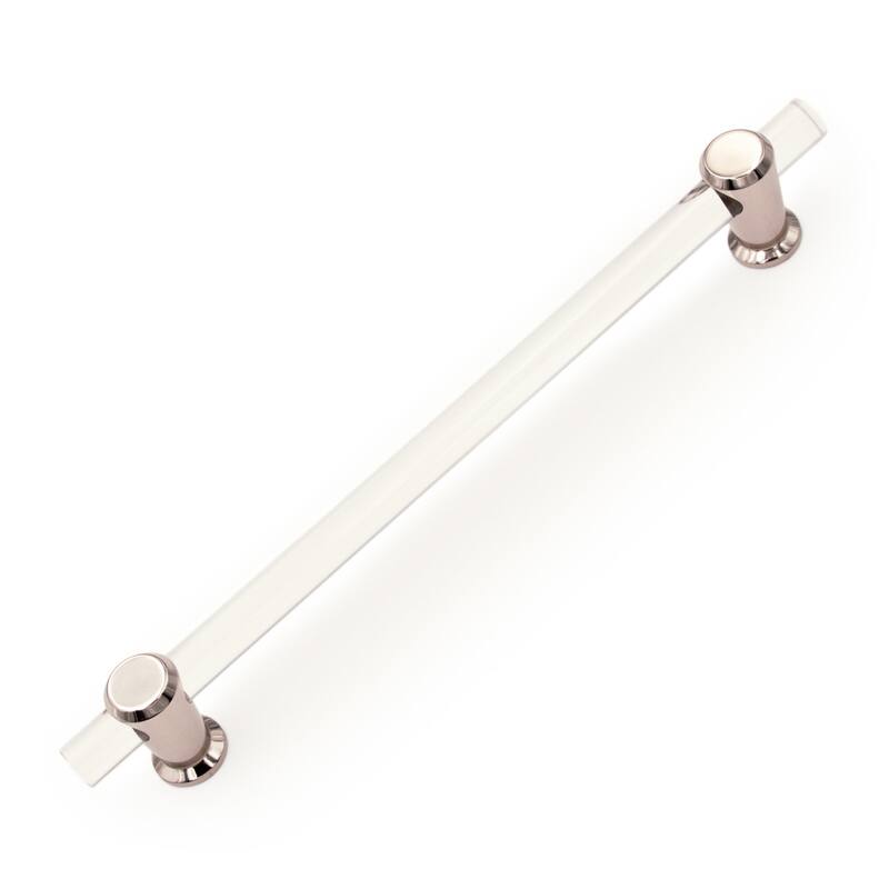 RK International Radiance 8 Inch Center to Center Bar Cabinet Pull - Polished Nickel