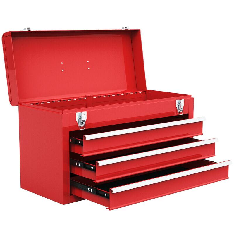 Costway Portable Tool Chest Box Storage Cabinet Garage Mechanic