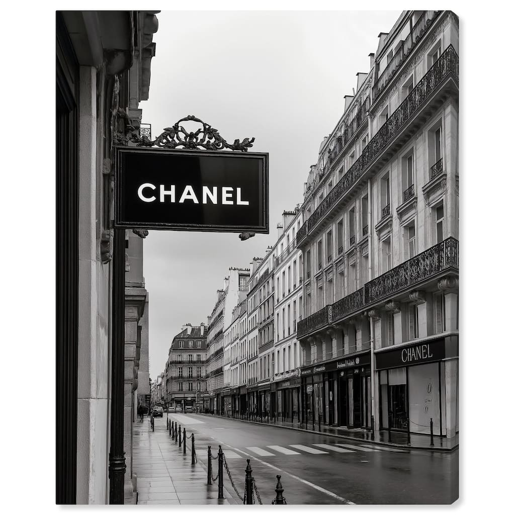 Parisian Fashion Star Canvas by Art Remedy, Gallery Wrapped