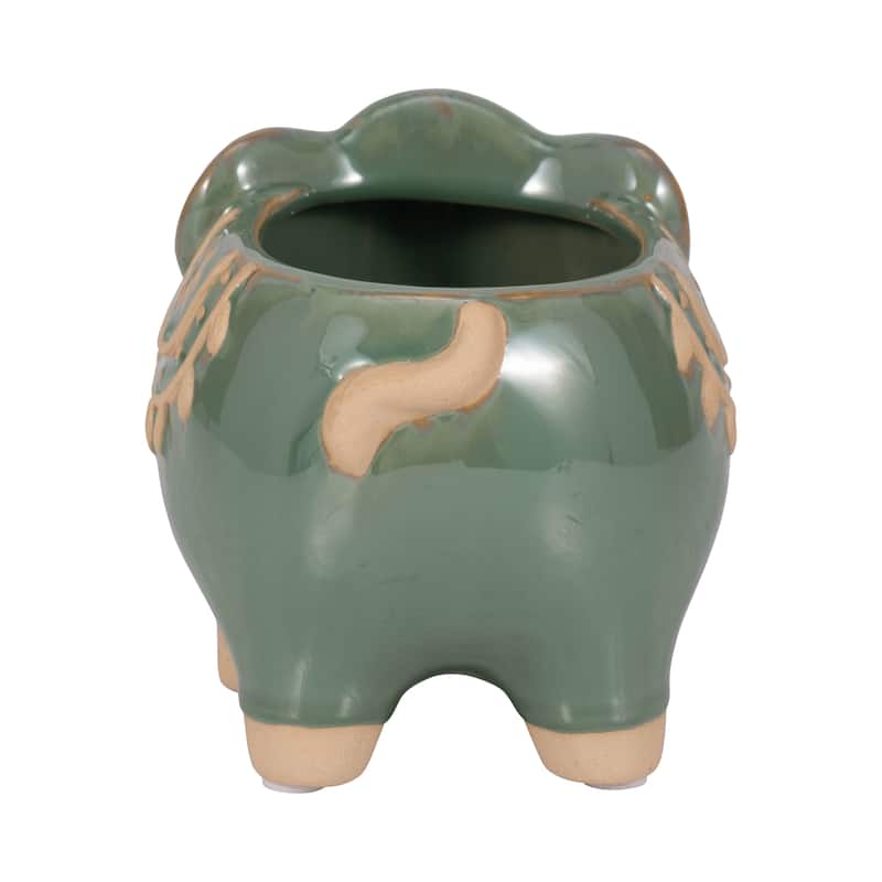 Sagebrook Home Planter, Novelty Animal Shape