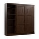preview thumbnail 5 of 91, Pur Full Murphy Bed with Shelving Unit (84W) by Bestar