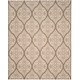 preview thumbnail 4 of 2, SAFAVIEH Courtyard Heimgard Casual Rug 8' x 10' - Brown/Beige