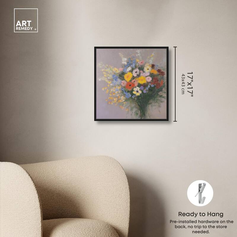 Meadow Flowers Canvas by Art Remedy