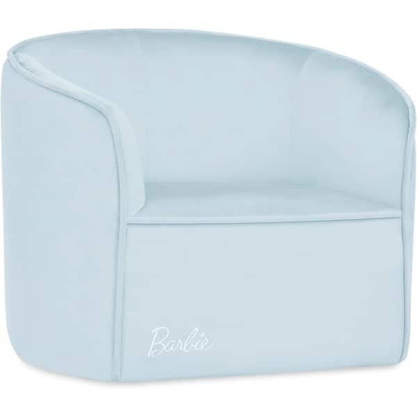 slide 2 of 12, Evolur Barbie Be Bold Be You Kid's Sofa Light Blue