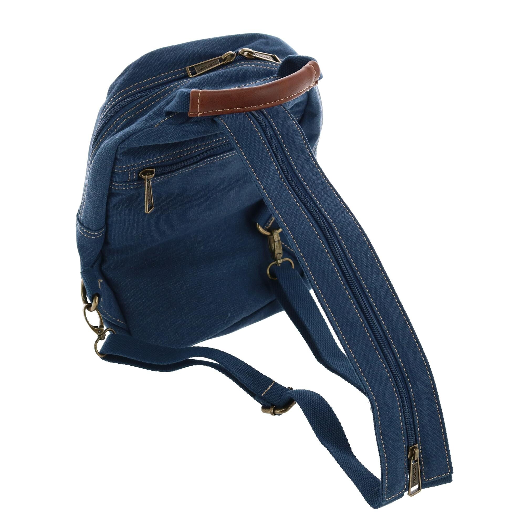 Eurosport Convertible Sling To Backpack Denim Bag One Size Overstock Com Shopping The Best Deals On Backpacks 33997127