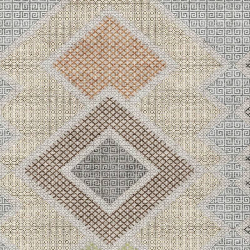 HomeRoots Geometric Transitional Rectangle Outdoor Rug