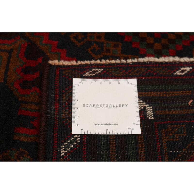 Teimani Red Rug 3'11" x 6'4" - 3'11 x 6'4