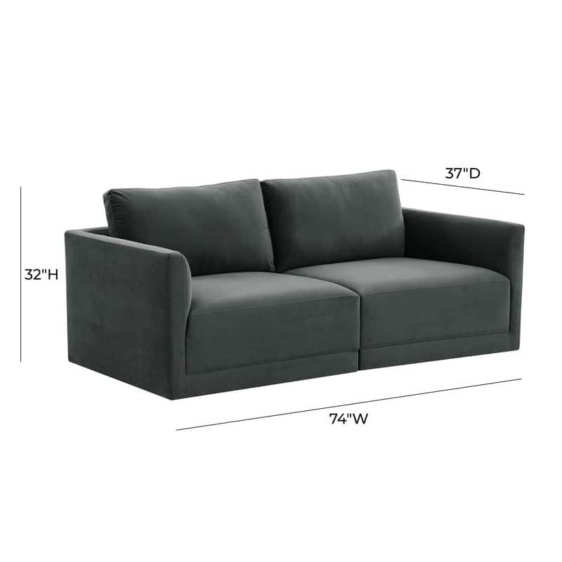 Willow Modular 2 Piece Loveseat