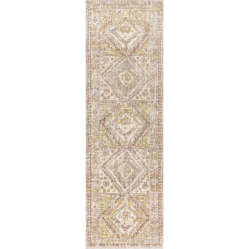 JONATHAN Y Alhambra Ornate Geometric Medallion Area Rug