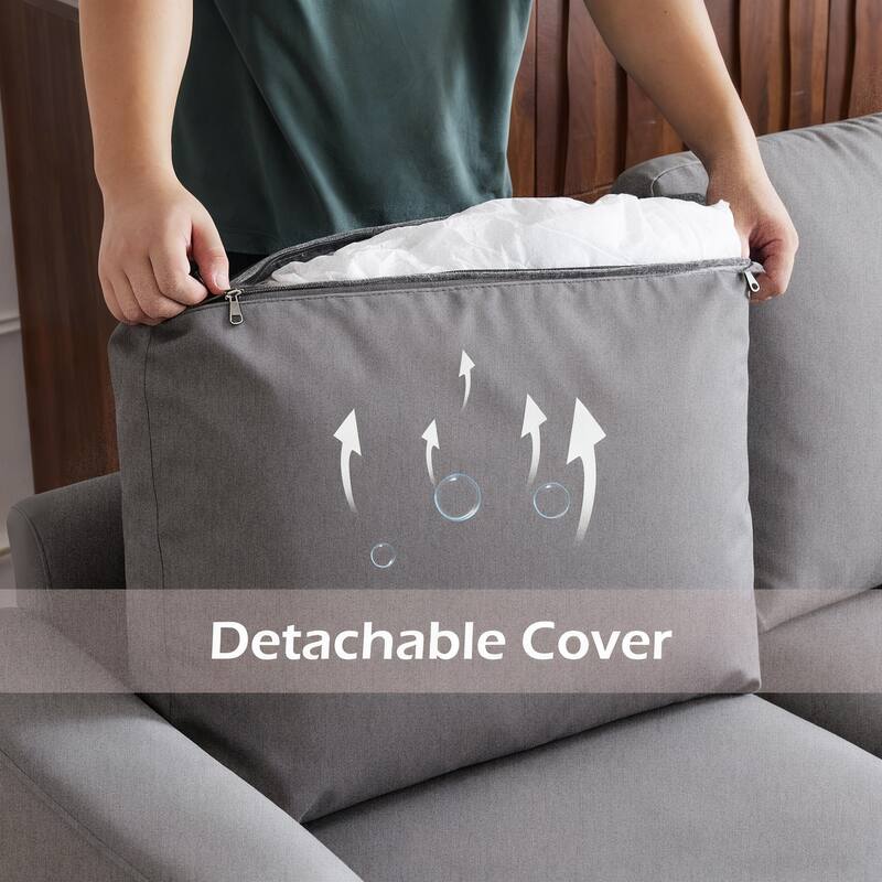 Erommy 6/7-Piece Modular Sectional Sofa – Reversible L-Shaped Couch with Hidden Storage, Space-Saving Living Room Furniture