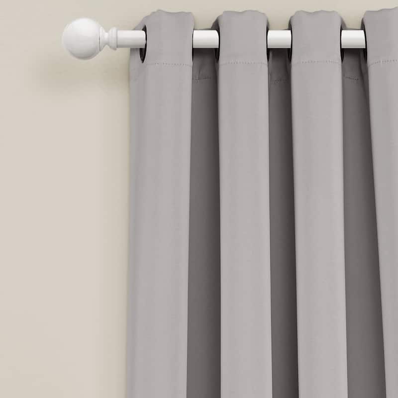Lush Decor Insulated Grommet Blackout Curtain Panel Pair