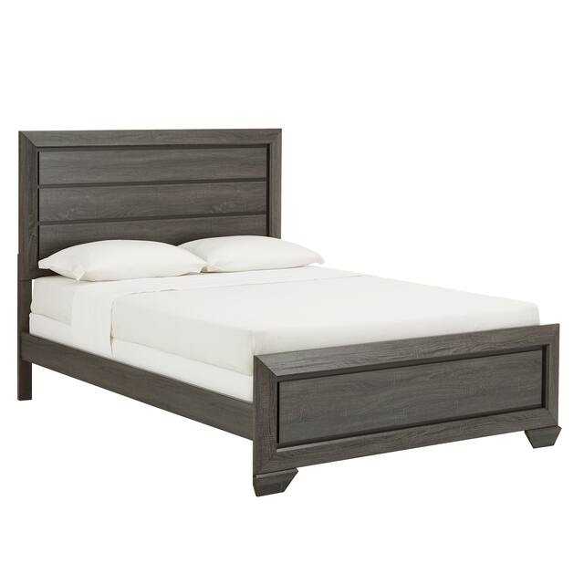 Corbett Transitional Grey Wood Panel Bed by iNSPIRE Q Classic - Full