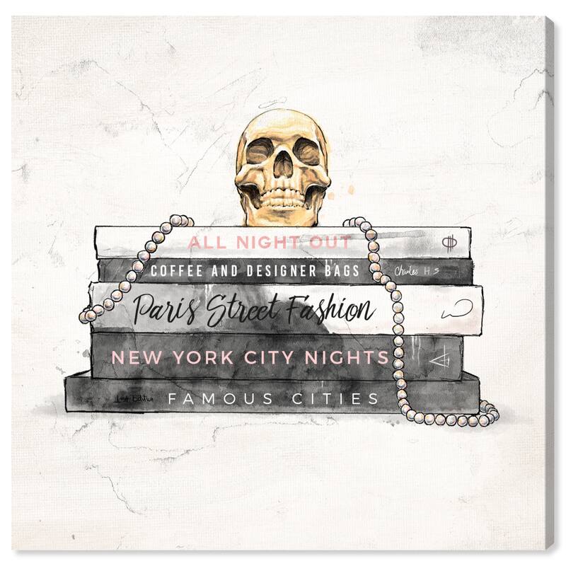 Wynwood Studio Canvas Fashion and Glam Paris Street Fashion White and Glam Wall Art Canvas Print