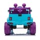 preview thumbnail 88 of 98, Kids 12V Ride-On Electric Truck with Parental Remote, 3-Speed, Shock Absorbers, and Music Features, Ages 3-6