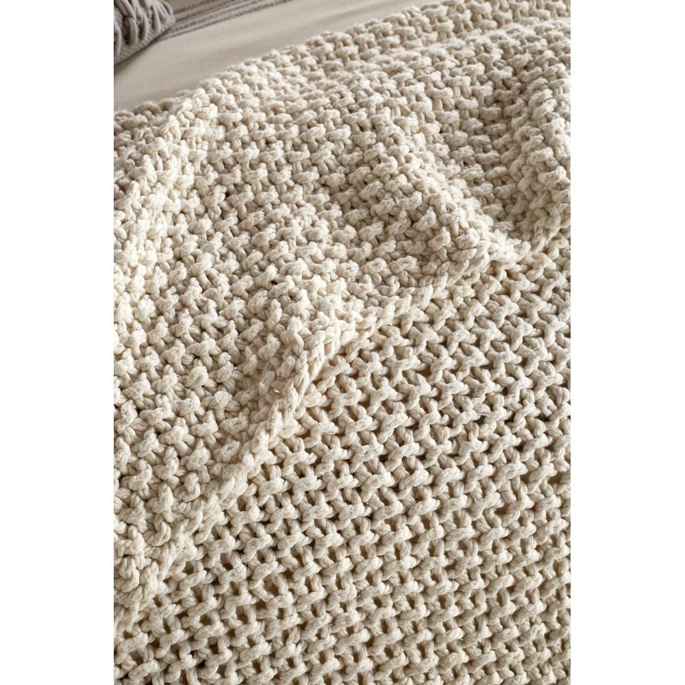 DKNY Pure Chunky Knit Throw