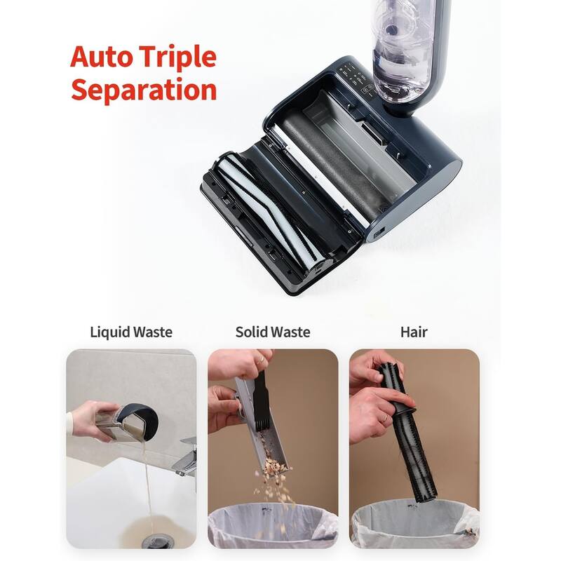 Hizero F300 All In One Hard Floor Cleaner - Black - 29 x 84