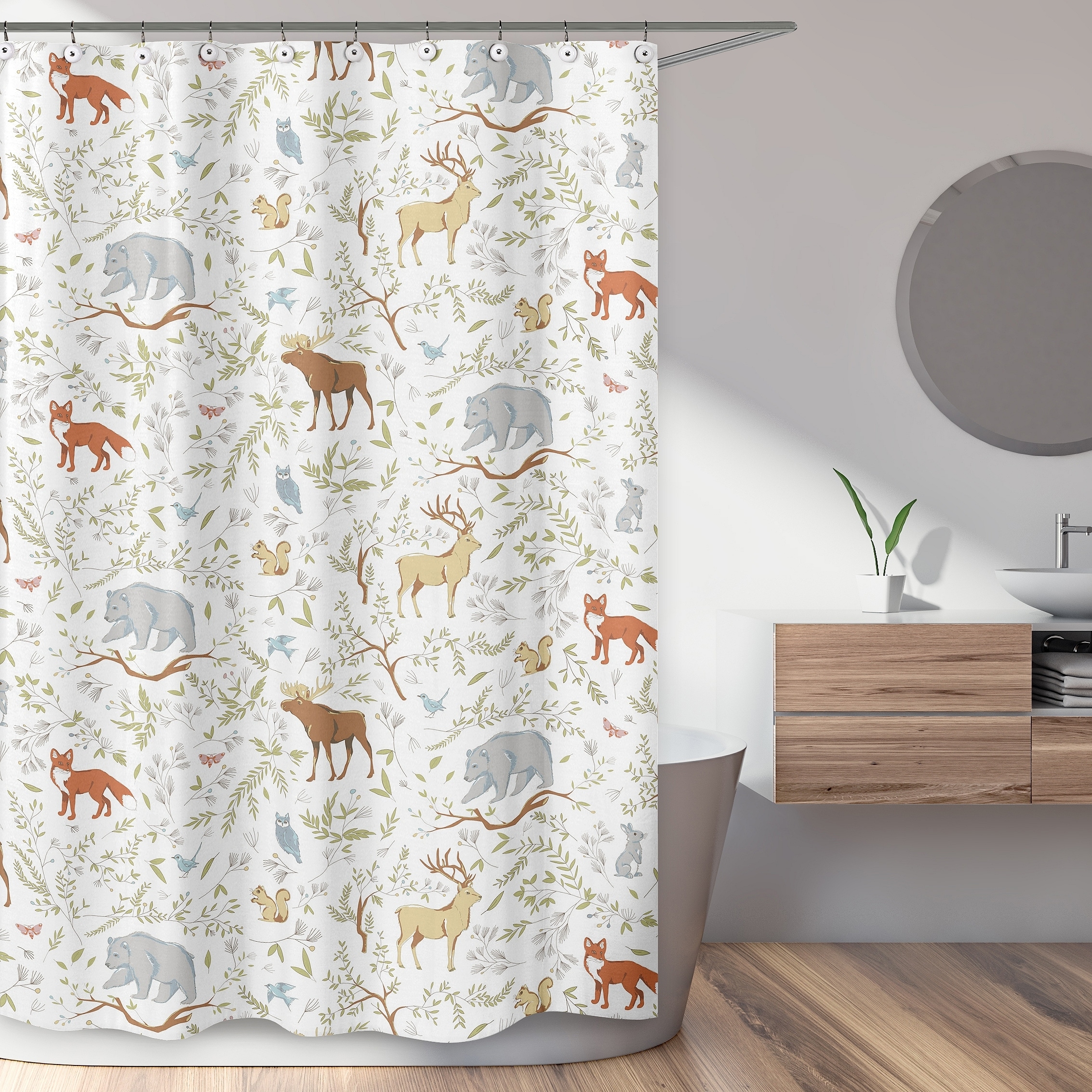 Sweet jojo designs woodland on sale toile